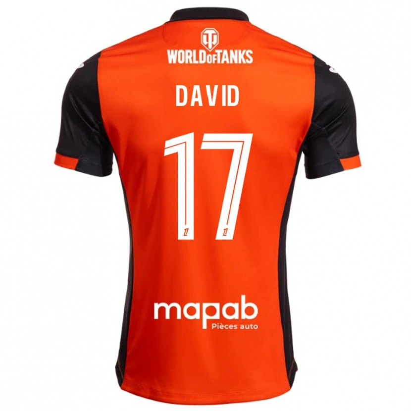 Danxen Criança Camisola Dune David #17 Preto Laranja Principal 2025/26 Camisa