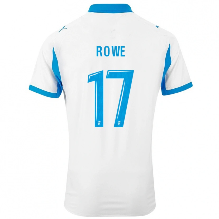 Danxen Criança Camisola Jonathan Rowe #17 Branco Azul Celeste Principal 2025/26 Camisa