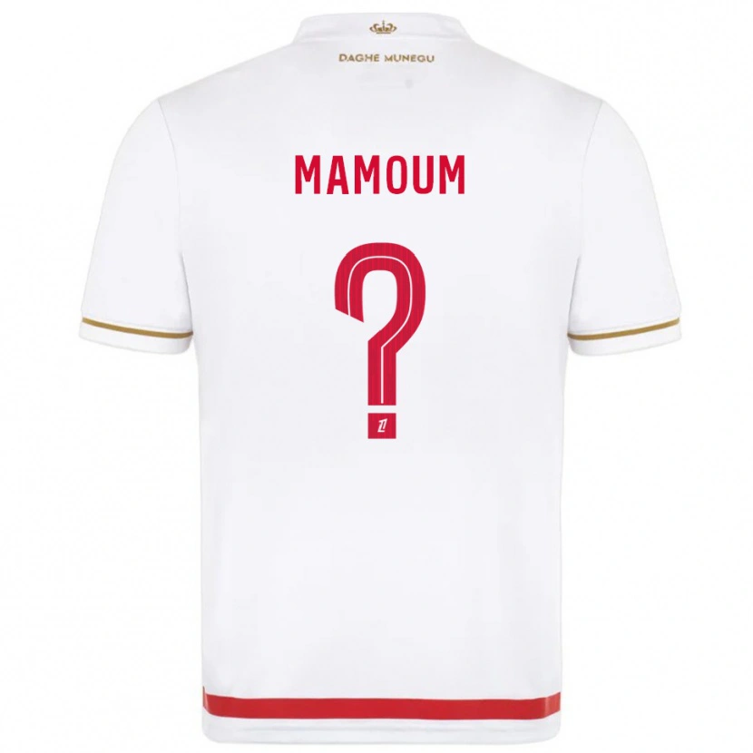 Danxen Criança Camisola Diego Mamoum #0 Vermelho Branco Principal 2025/26 Camisa