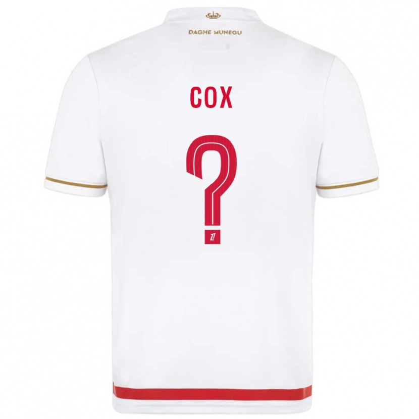 Danxen Criança Camisola Matthew Cox #0 Vermelho Branco Principal 2025/26 Camisa