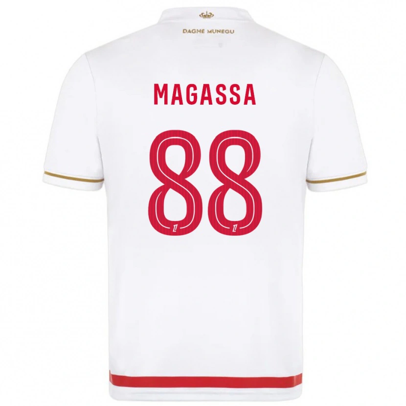 Danxen Criança Camisola Soungoutou Magassa #88 Vermelho Branco Principal 2025/26 Camisa