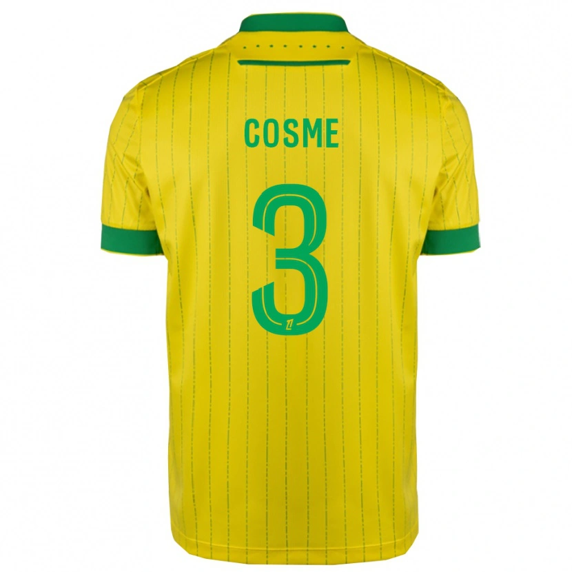 Danxen Criança Camisola Caitlin Cosme #3 Amarelo Verde Principal 2025/26 Camisa