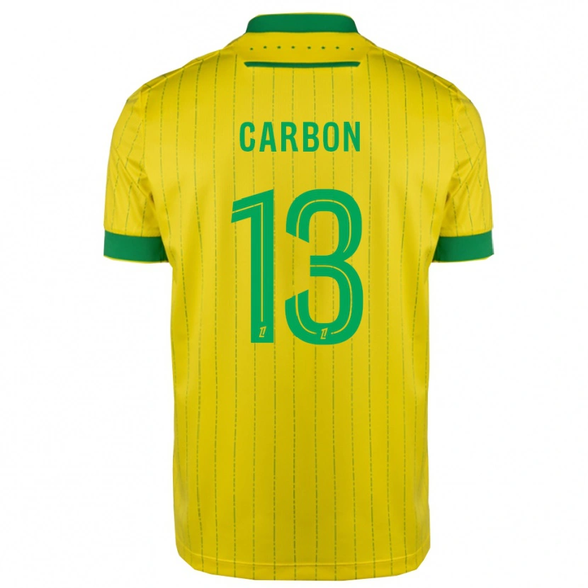 Danxen Criança Camisola Lancelot Carbon #13 Amarelo Verde Principal 2025/26 Camisa