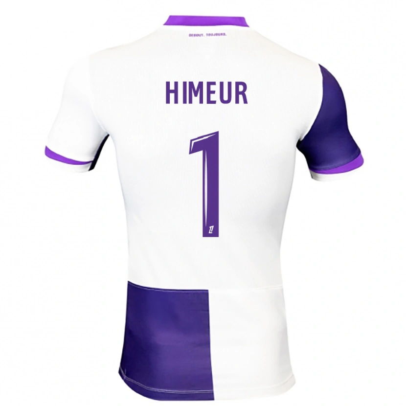 Danxen Criança Camisola Thomas Himeur #1 Roxo Branco Principal 2025/26 Camisa