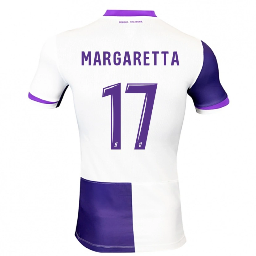 Danxen Criança Camisola Jessica Margaretta #17 Roxo Branco Principal 2025/26 Camisa