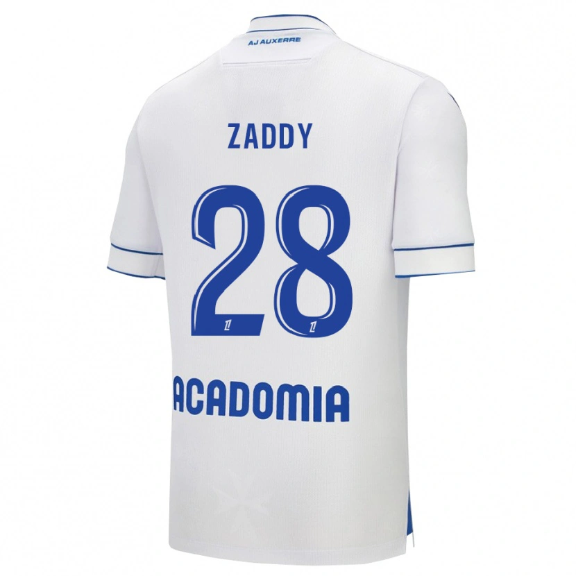 Danxen Criança Camisola Yvan Zaddy #28 Branco Azul Principal 2025/26 Camisa