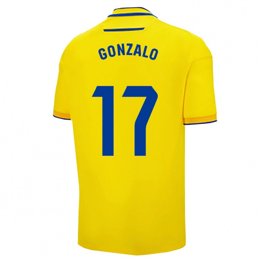 Danxen Criança Camisola Gonzalo Escalante #17 Amarelo Marinho Principal 2025/26 Camisa