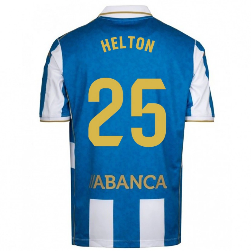 Danxen Criança Camisola Helton Leite #25 Branco Azul Principal 2025/26 Camisa
