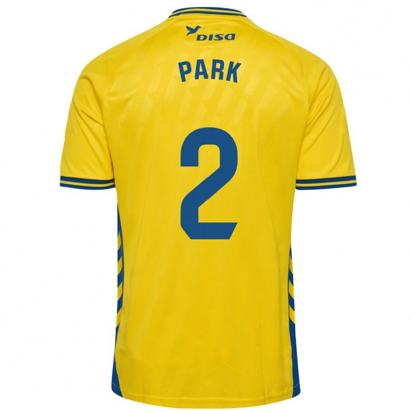 Danxen Criança Camisola Marvin Park #2 Amarelo Azul Principal 2025/26 Camisa