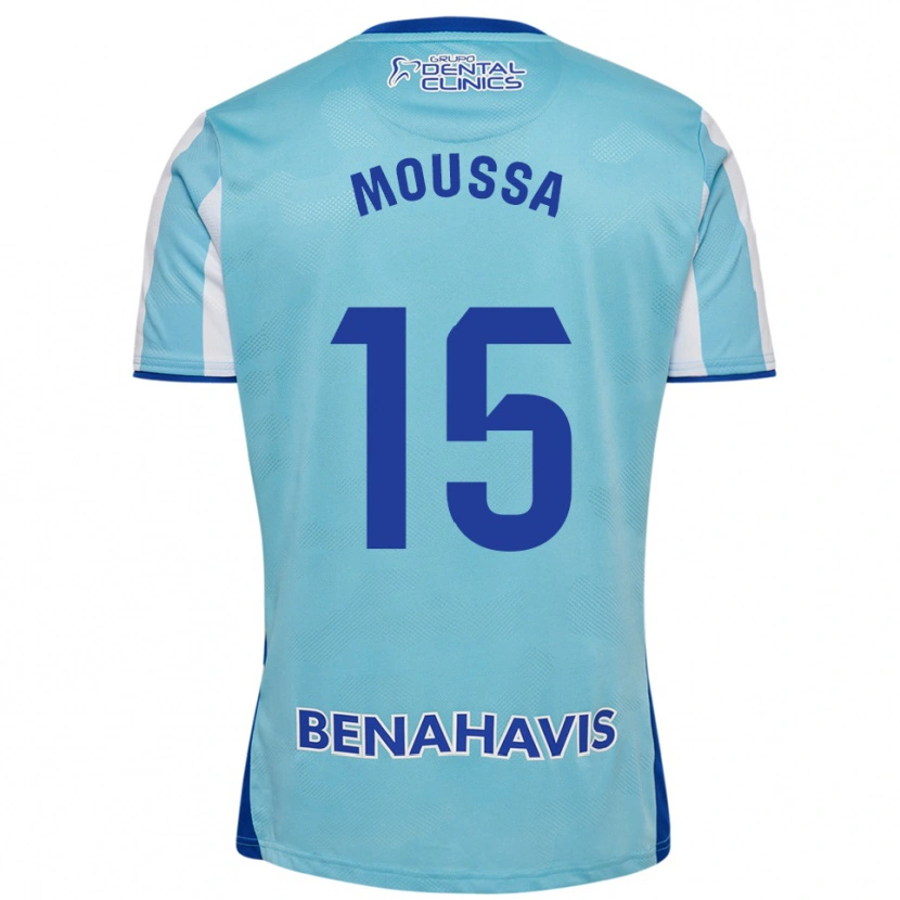 Danxen Criança Camisola Moussa Diarra #15 Azul Celeste Branco Principal 2025/26 Camisa