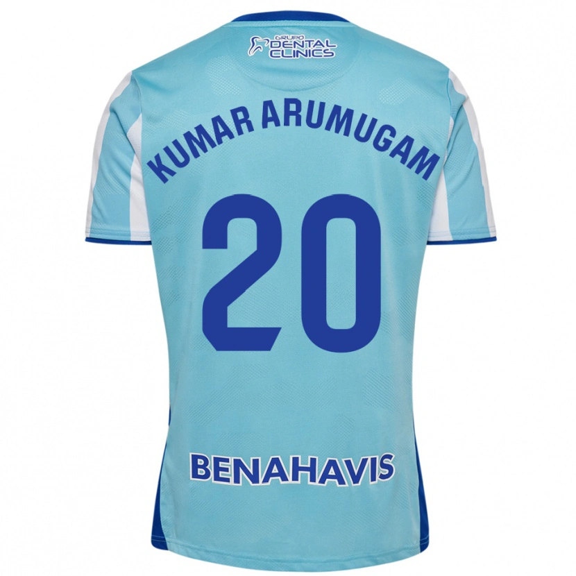 Danxen Criança Camisola Suk Kumar Arumugam #20 Azul Celeste Branco Principal 2025/26 Camisa