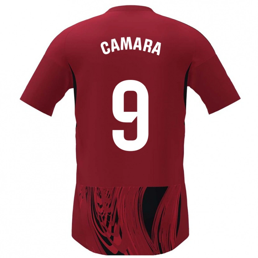 Danxen Criança Camisola Aaron Cámara #9 Vermelho Preto Principal 2025/26 Camisa