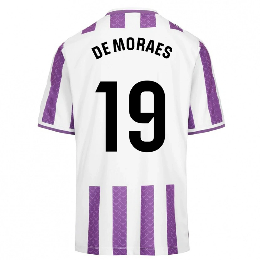 Danxen Criança Camisola Riki De Moraes #19 Roxo Branco Principal 2025/26 Camisa