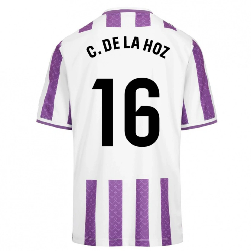 Danxen Criança Camisola César De La Hoz #16 Roxo Branco Principal 2025/26 Camisa