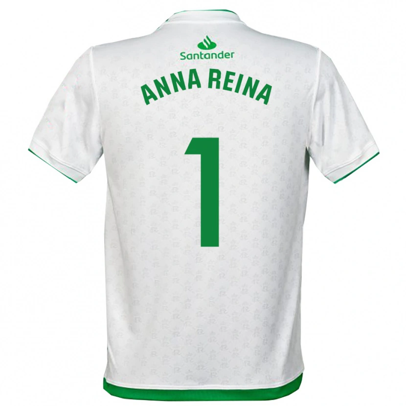 Danxen Criança Camisola Anna Reina Toro #1 Verde Branco Principal 2025/26 Camisa
