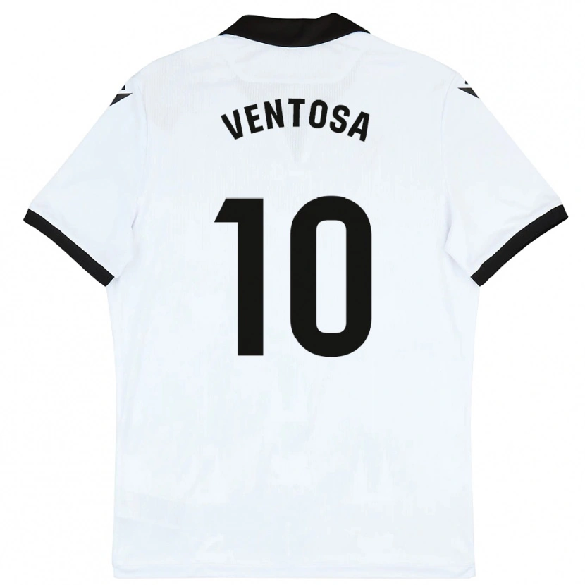 Danxen Criança Camisola Ethan Ventosa #10 Branco Preto Principal 2025/26 Camisa