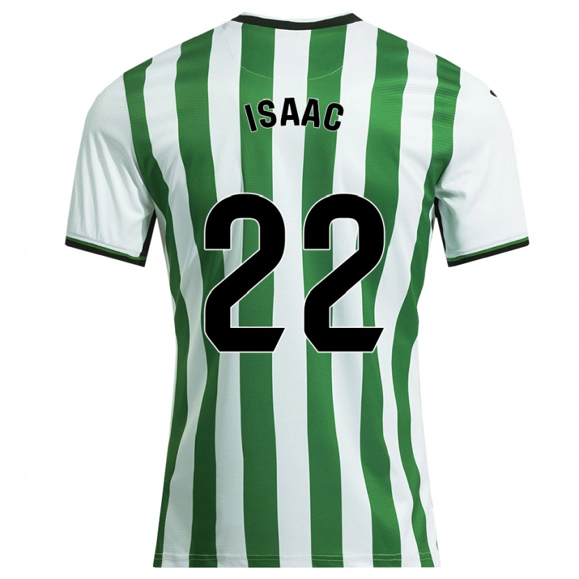 Danxen Criança Camisola Carlos Isaac #22 Branco Verde Principal 2025/26 Camisa