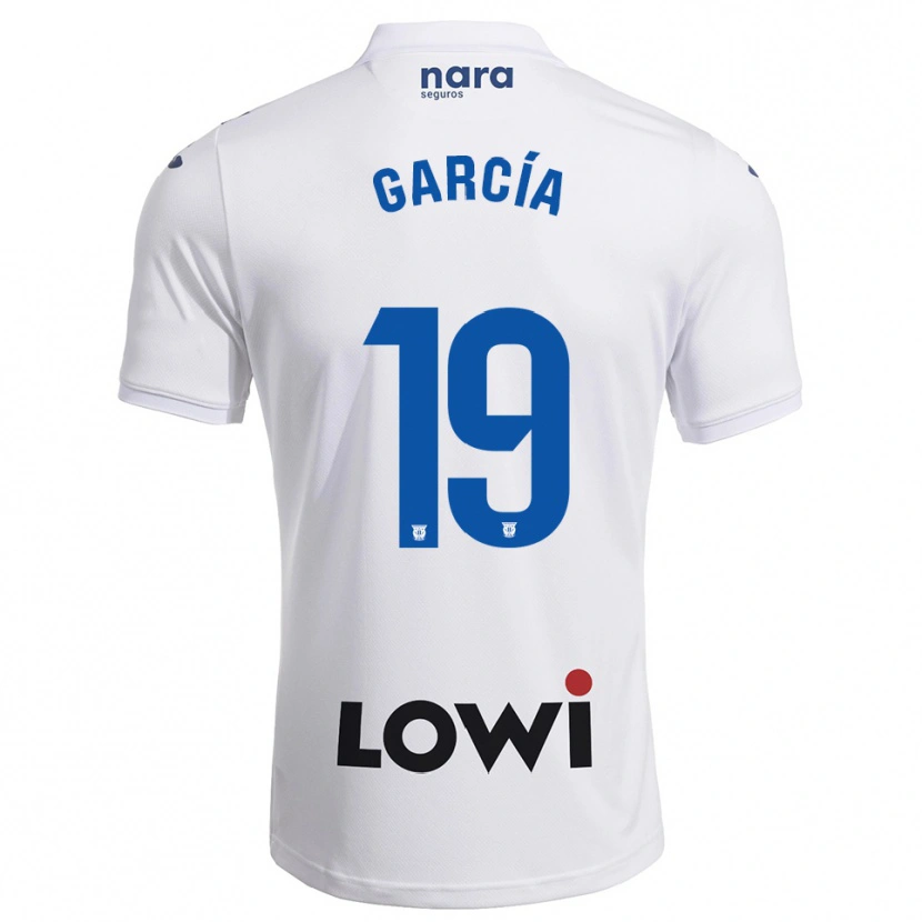 Danxen Criança Camisola Diego García #19 Branco Marinho Principal 2025/26 Camisa