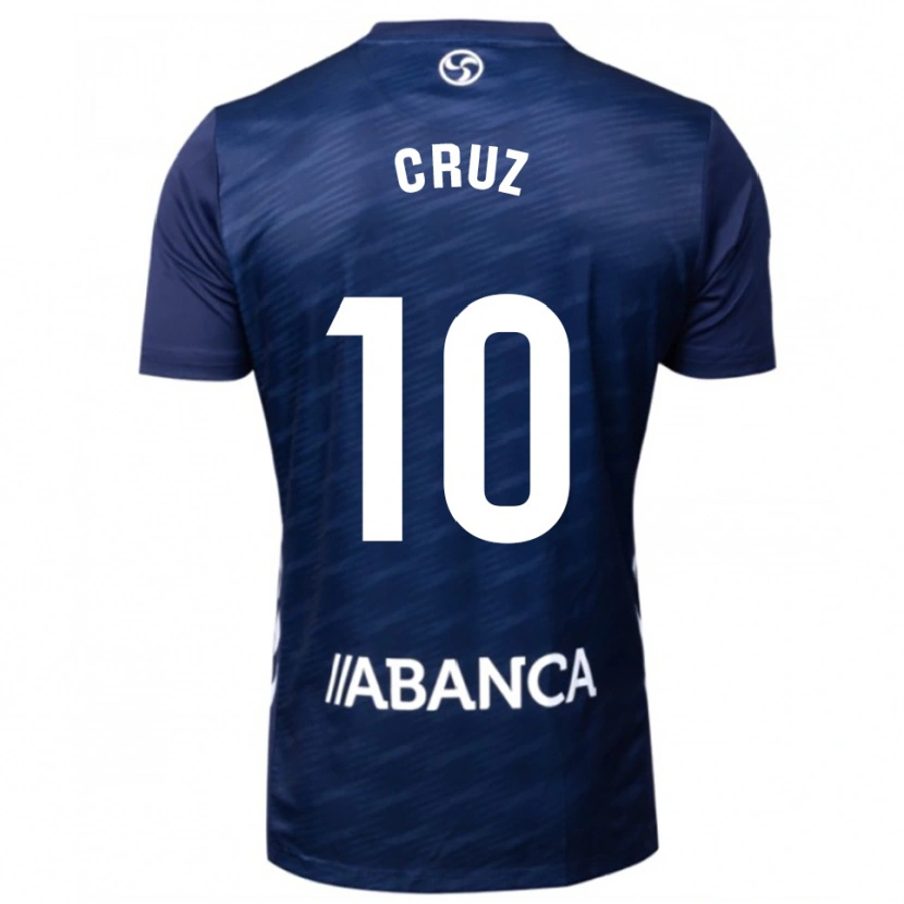 Danxen Criança Camisola Tati Cruz #10 Azul Marinho Branco Alternativa 2025/26 Camisa
