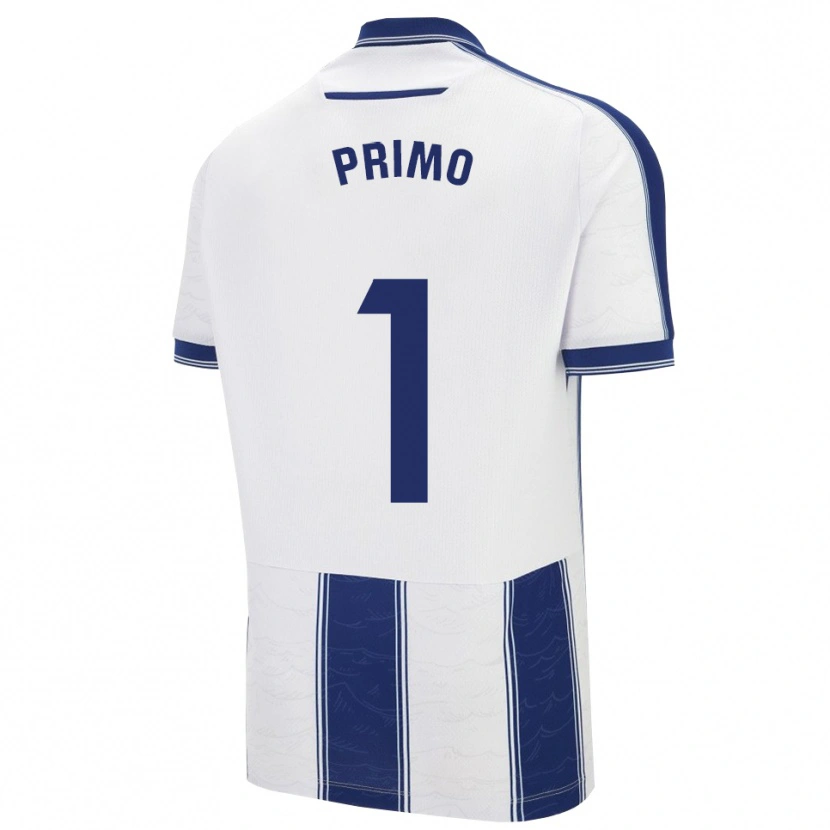 Danxen Criança Camisola Álex Primo #1 Azul Marinho Branco Alternativa 2025/26 Camisa