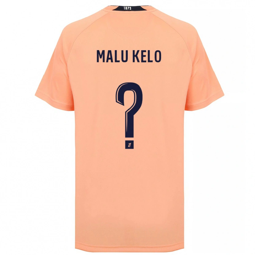Danxen Criança Camisola Yohann Malu Kelo #0 Laranja Azul Marinho Alternativa 2025/26 Camisa