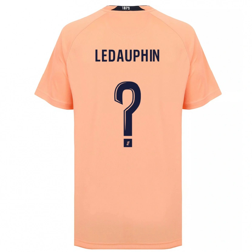 Danxen Criança Camisola Léann Ledauphin #0 Laranja Azul Marinho Alternativa 2025/26 Camisa
