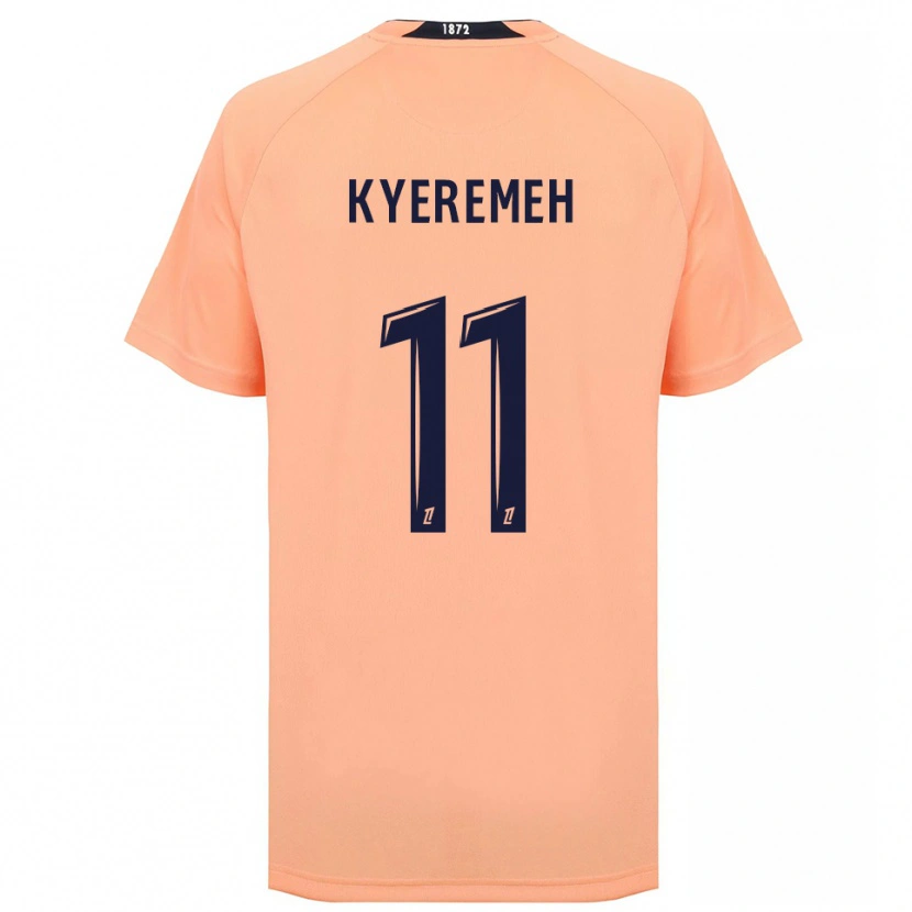 Danxen Criança Camisola Godson Kyeremeh #11 Laranja Azul Marinho Alternativa 2025/26 Camisa
