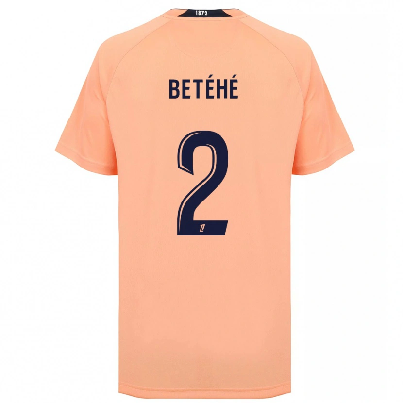 Danxen Criança Camisola Aaron Betéhé #2 Laranja Azul Marinho Alternativa 2025/26 Camisa