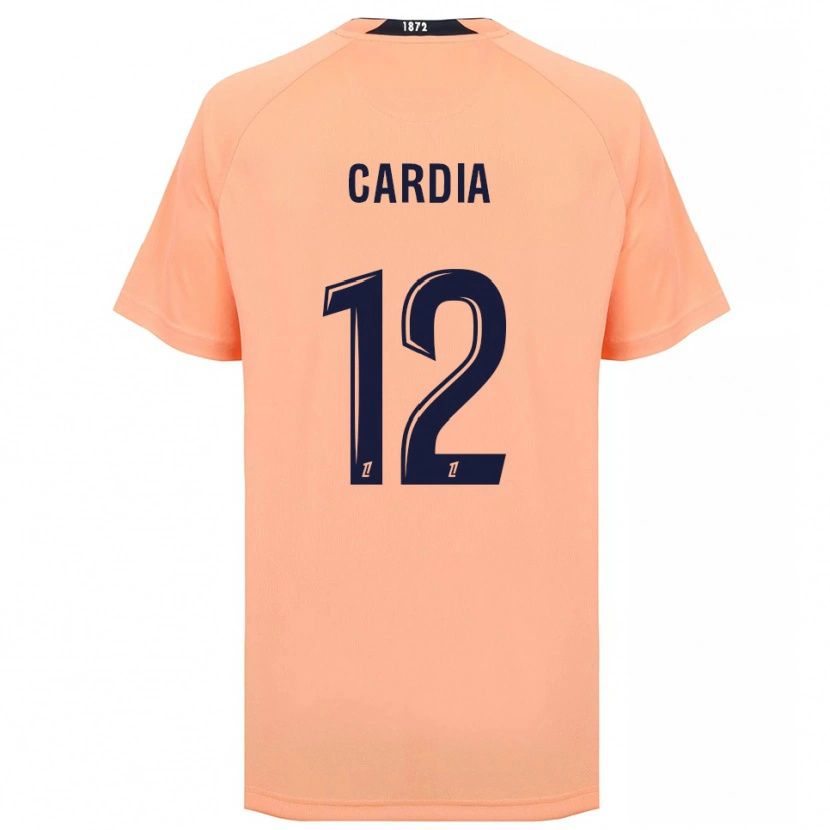 Danxen Criança Camisola Mickaëla Cardia #12 Laranja Azul Marinho Alternativa 2025/26 Camisa