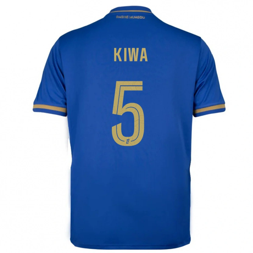 Danxen Criança Camisola Bradel Kiwa #5 Azul Dourado Alternativa 2025/26 Camisa