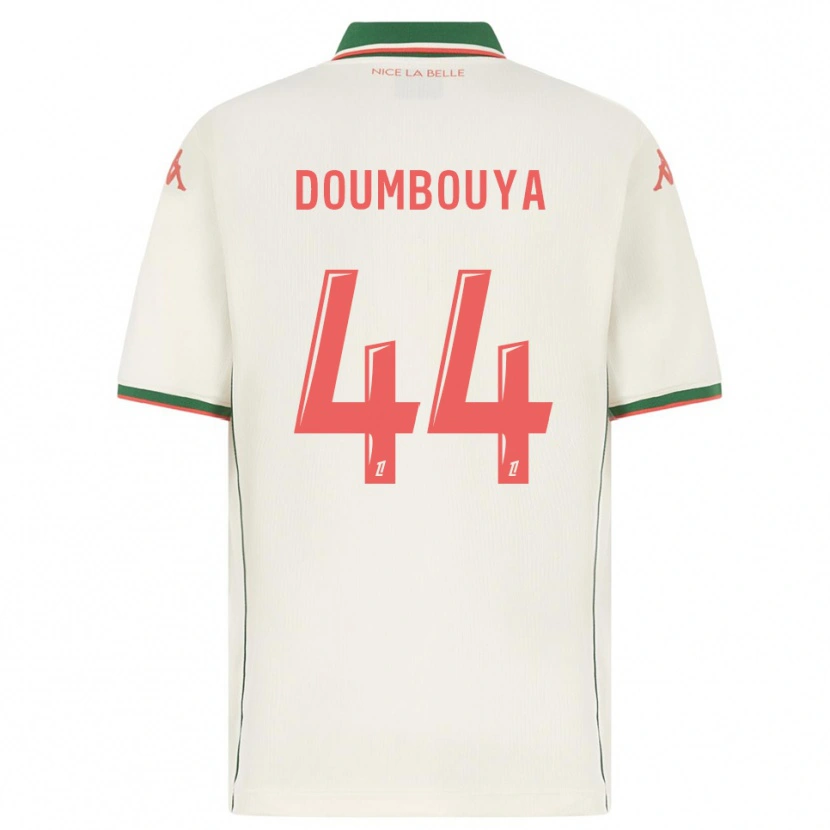 Danxen Criança Camisola Amidou Doumbouya #44 Branco Verde Alternativa 2025/26 Camisa