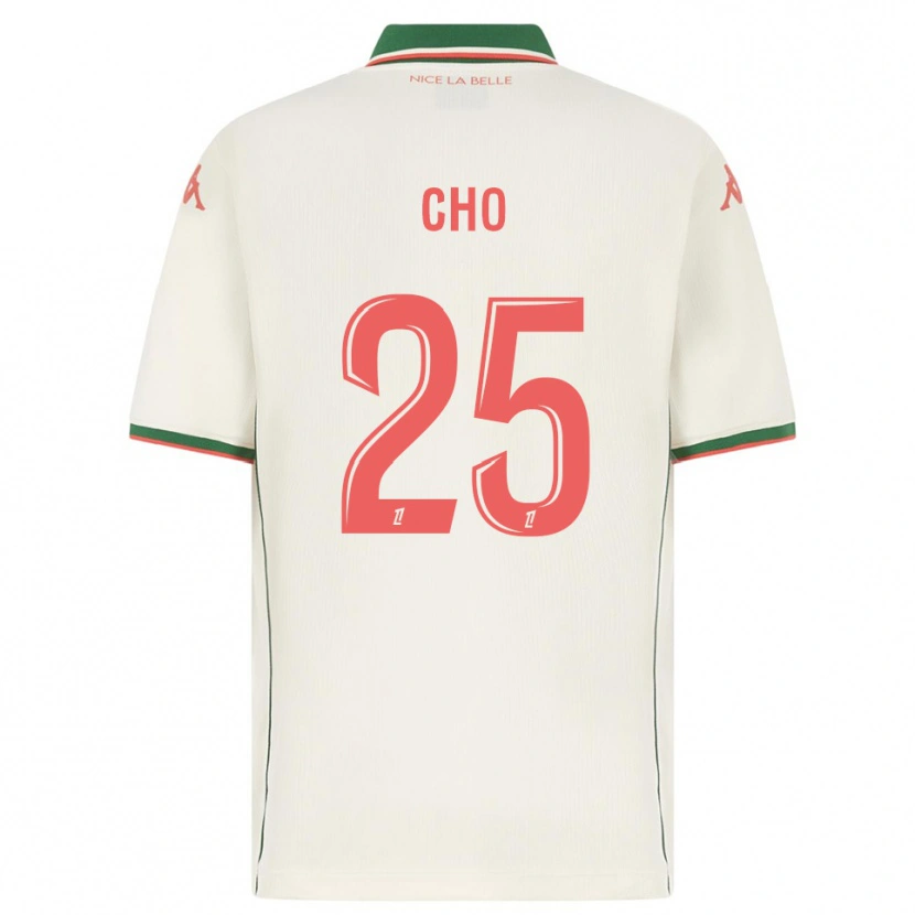 Danxen Criança Camisola Mohamed-Ali Cho #25 Branco Verde Alternativa 2025/26 Camisa