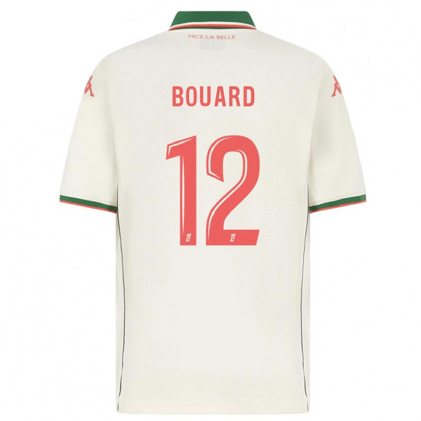 Danxen Criança Camisola Enguerrand Bouard #12 Branco Verde Alternativa 2025/26 Camisa