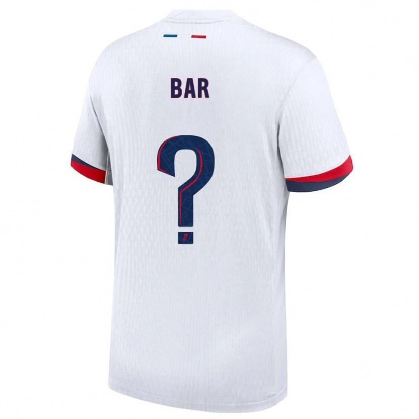 Danxen Criança Camisola Arthur Bar #0 Branco Vermelho Alternativa 2025/26 Camisa