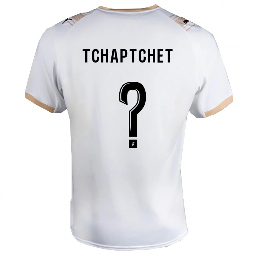 Danxen Criança Camisola Arthur Tchaptchet #0 Branco Preto Alternativa 2025/26 Camisa