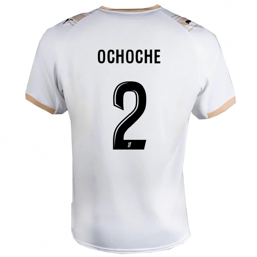 Danxen Criança Camisola Amos Ochoche #2 Branco Preto Alternativa 2025/26 Camisa