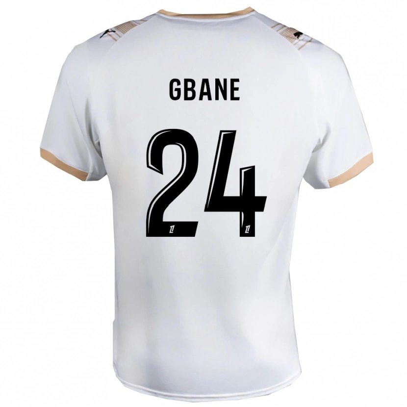 Danxen Criança Camisola Mory Gbane #24 Branco Preto Alternativa 2025/26 Camisa