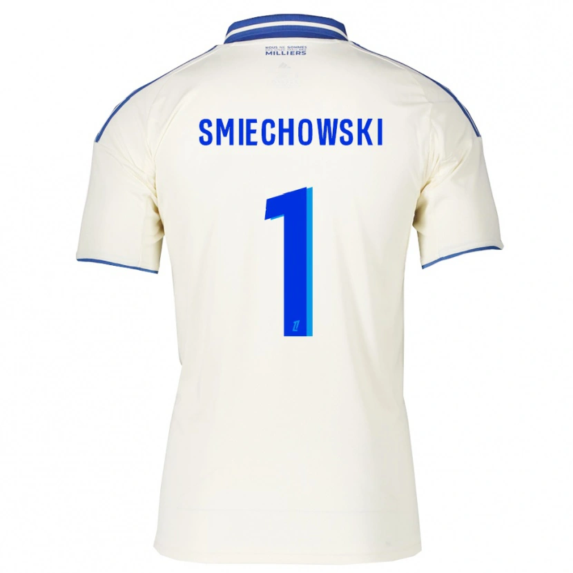 Danxen Criança Camisola Artur Smiechowski #1 Champagne Azul Alternativa 2025/26 Camisa