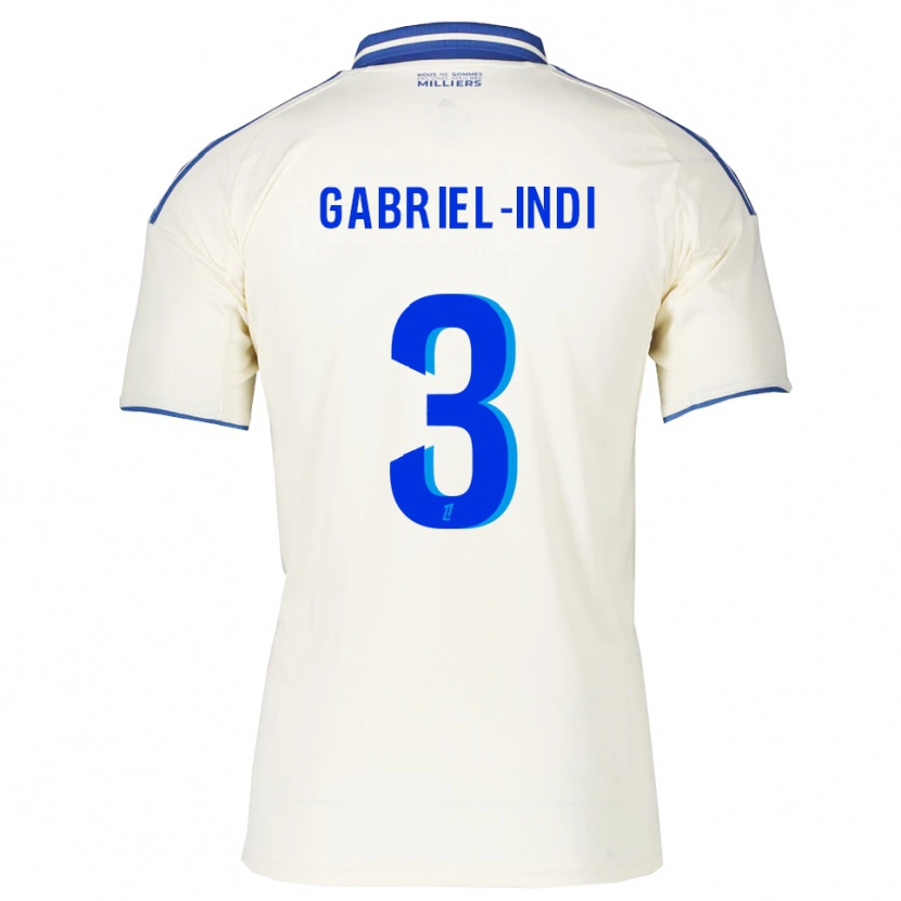 Danxen Criança Camisola Amizade Gabriel-Indi #3 Champagne Azul Alternativa 2025/26 Camisa