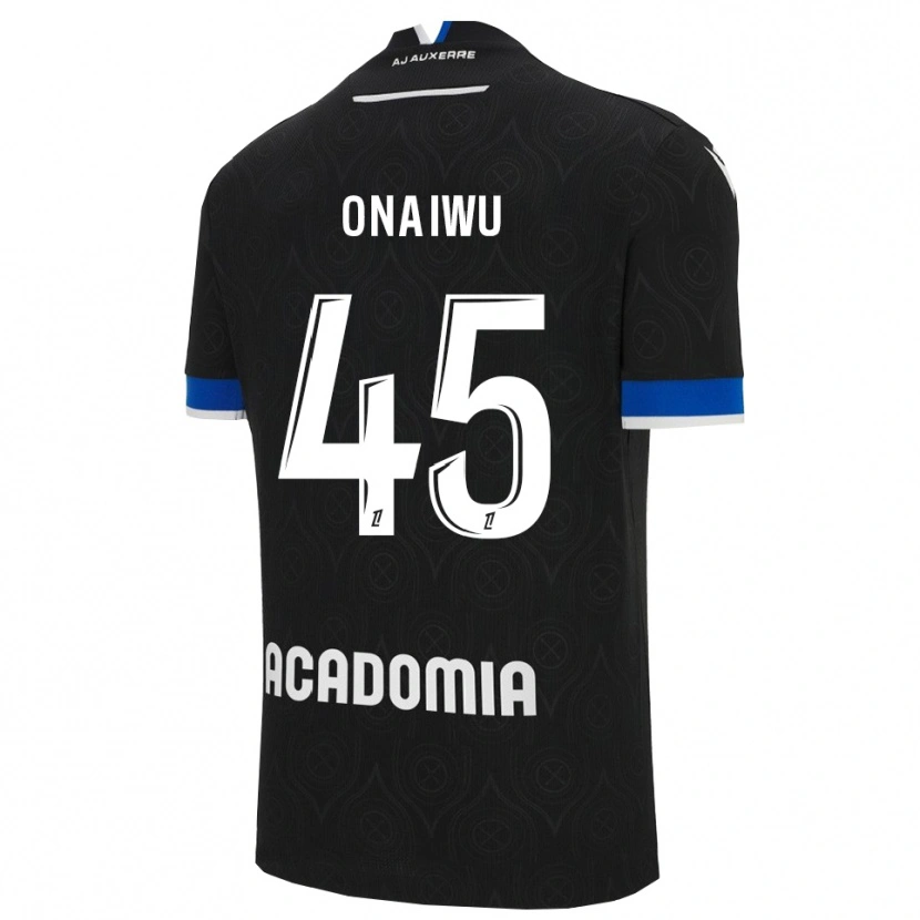Danxen Criança Camisola Ado Onaiwu #45 Preto Branco Alternativa 2025/26 Camisa