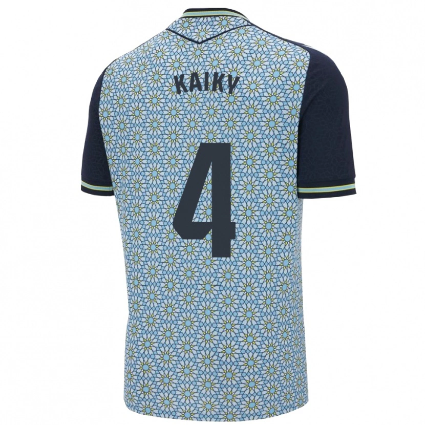 Danxen Criança Camisola Kaiky #4 Azul Marinho Alternativa 2025/26 Camisa