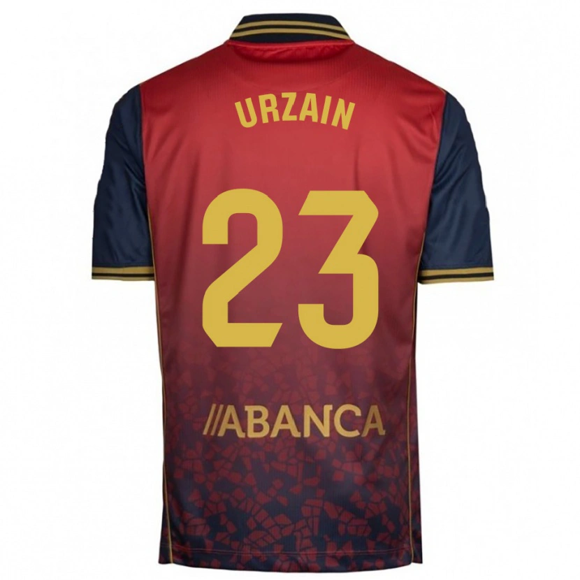Danxen Criança Camisola Fabián Urzain #23 Vermelho Marinho Alternativa 2025/26 Camisa