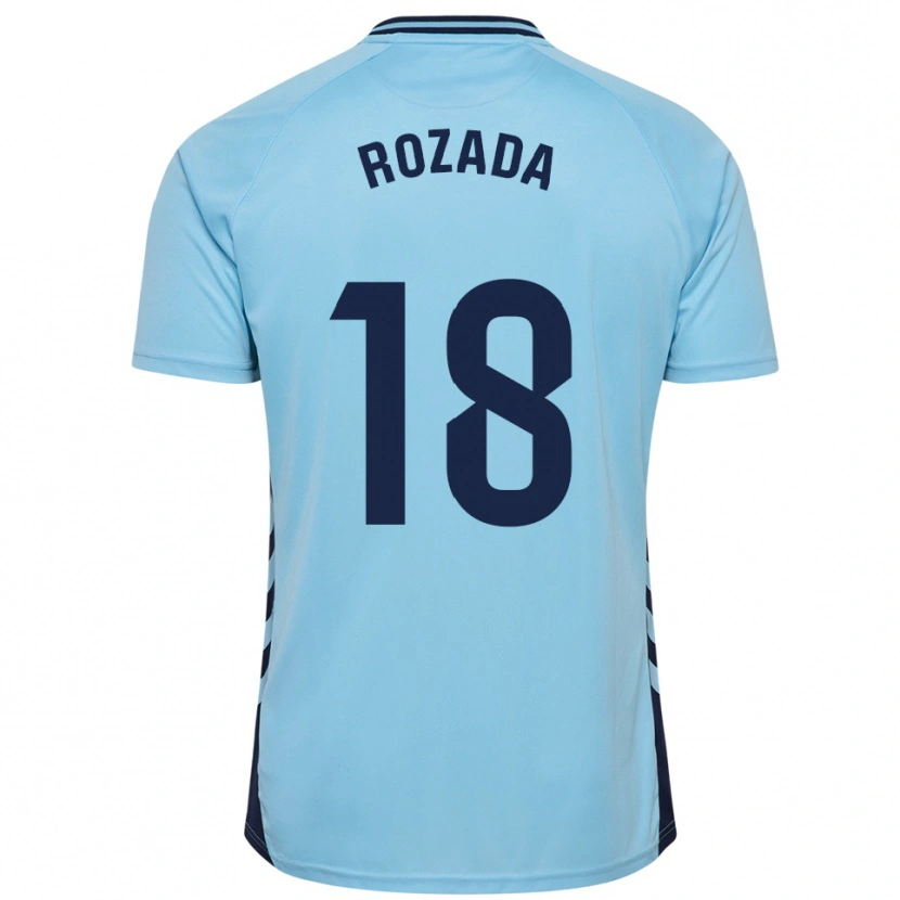Danxen Criança Camisola Viti Rozada #18 Azul Celeste Alternativa 2025/26 Camisa