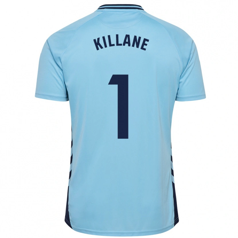 Danxen Criança Camisola Álvaro Killane #1 Azul Celeste Alternativa 2025/26 Camisa