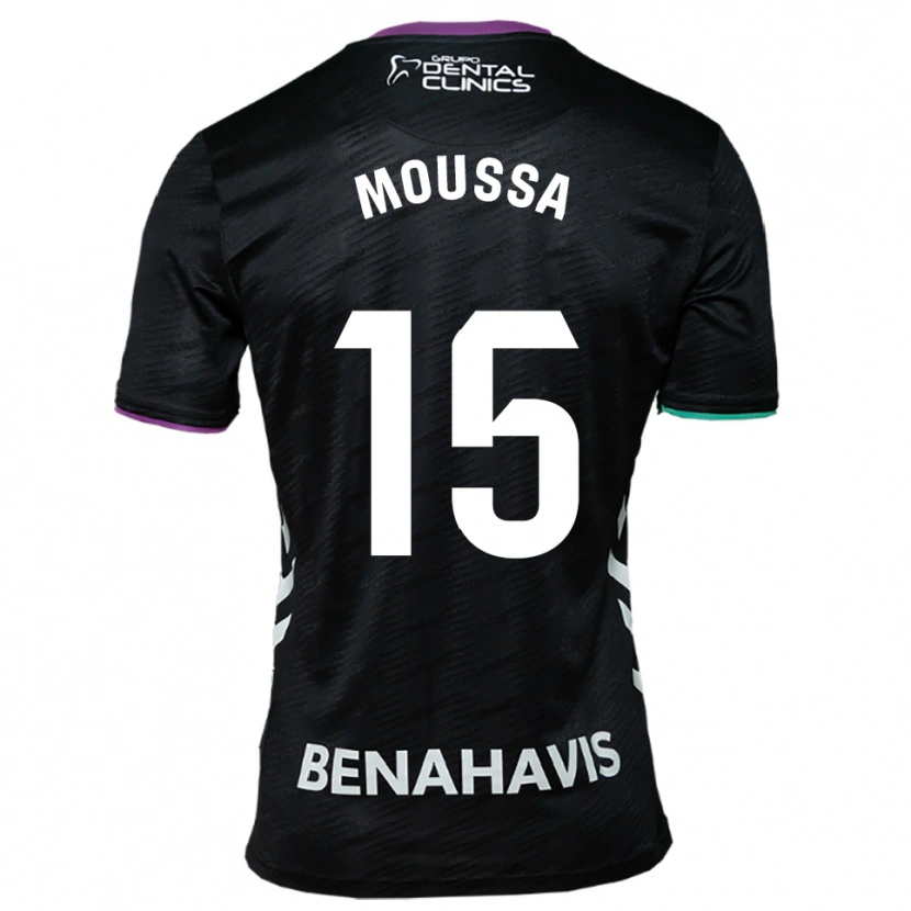 Danxen Criança Camisola Moussa Diarra #15 Preto Roxo Verde Alternativa 2025/26 Camisa