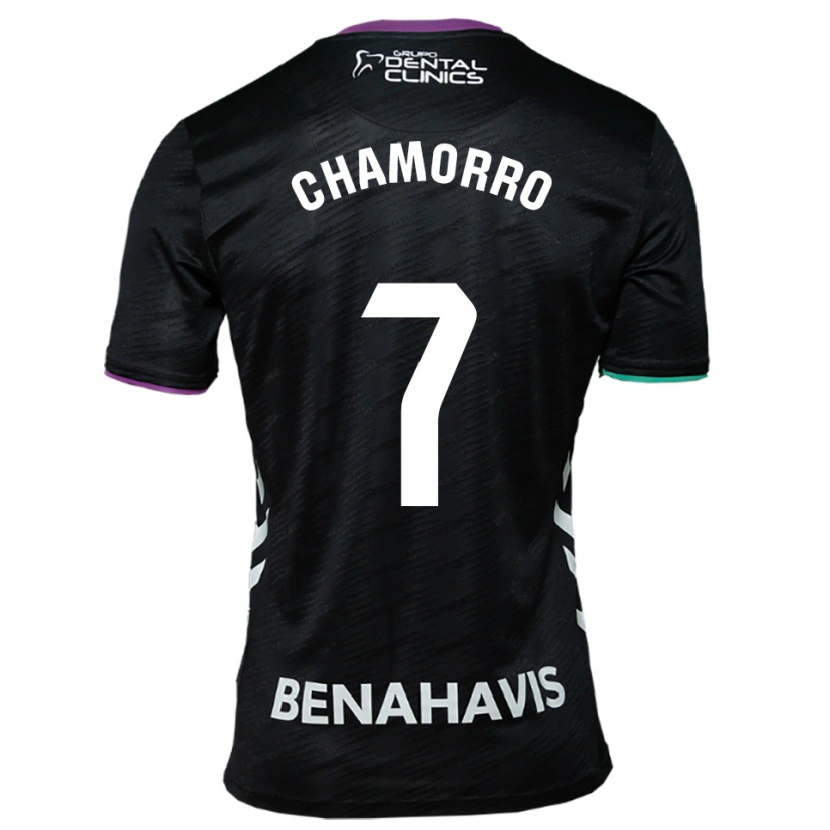 Danxen Criança Camisola Alexis Chamorro #7 Preto Roxo Verde Alternativa 2025/26 Camisa