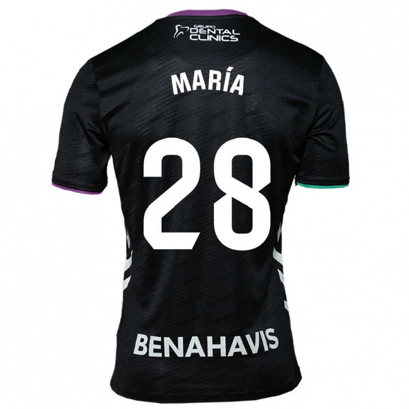 Danxen Criança Camisola María Albacete Pato #28 Preto Roxo Verde Alternativa 2025/26 Camisa