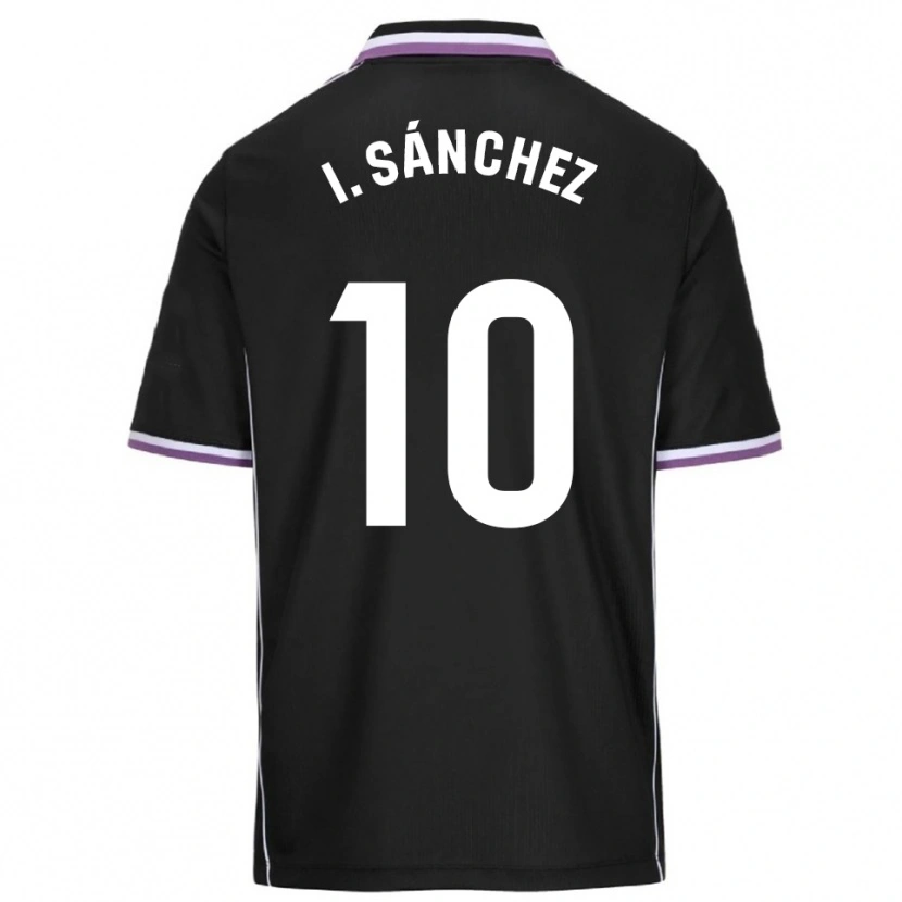 Danxen Criança Camisola Iván Sánchez #10 Roxo Preto Alternativa 2025/26 Camisa
