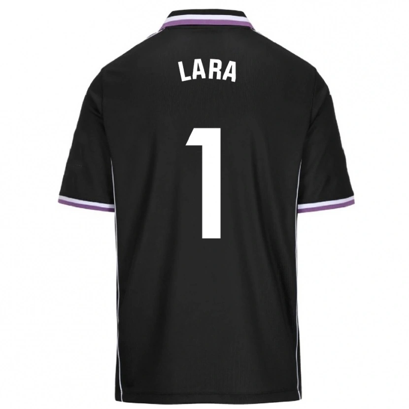 Danxen Criança Camisola Lara Lara De Las Heras Coello #1 Roxo Preto Alternativa 2025/26 Camisa