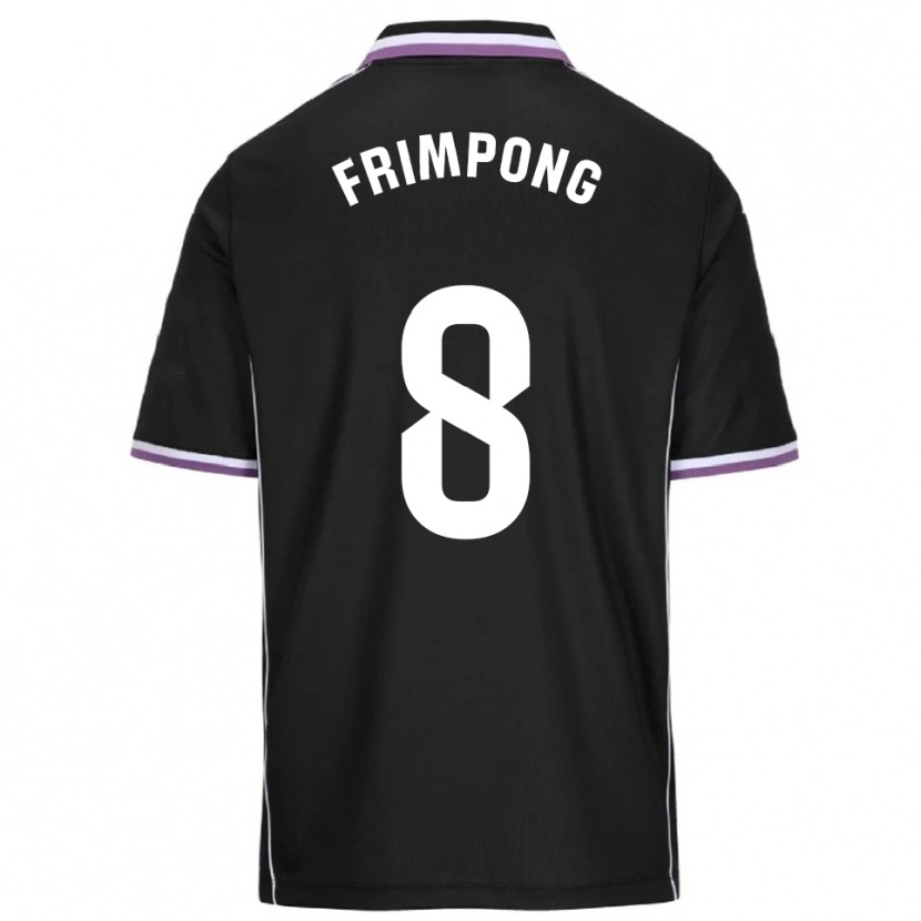 Danxen Criança Camisola Eugene Frimpong #8 Roxo Preto Alternativa 2025/26 Camisa